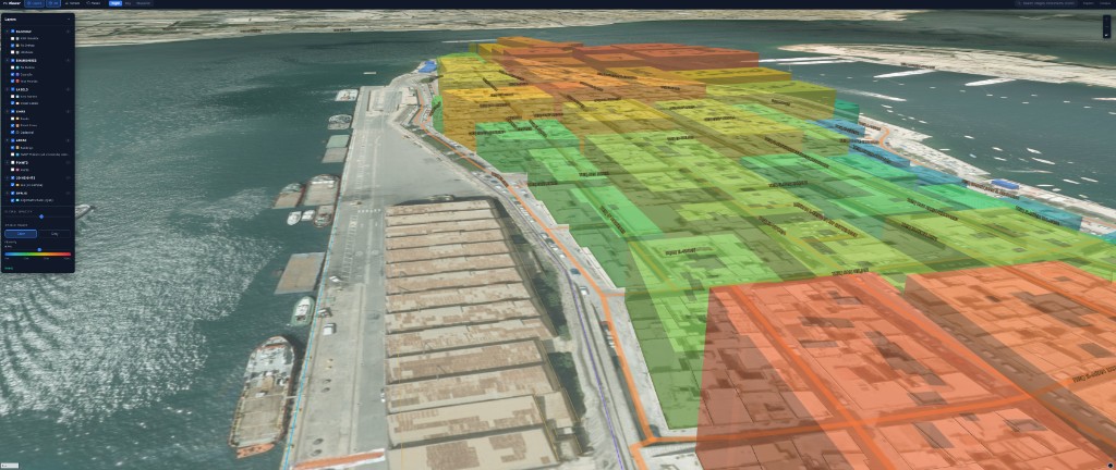 3D site context